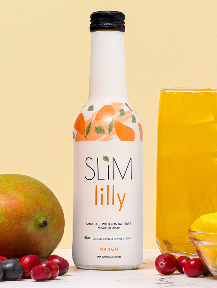 Box of Slim Lilly Mango Smoothie 4x250 ml