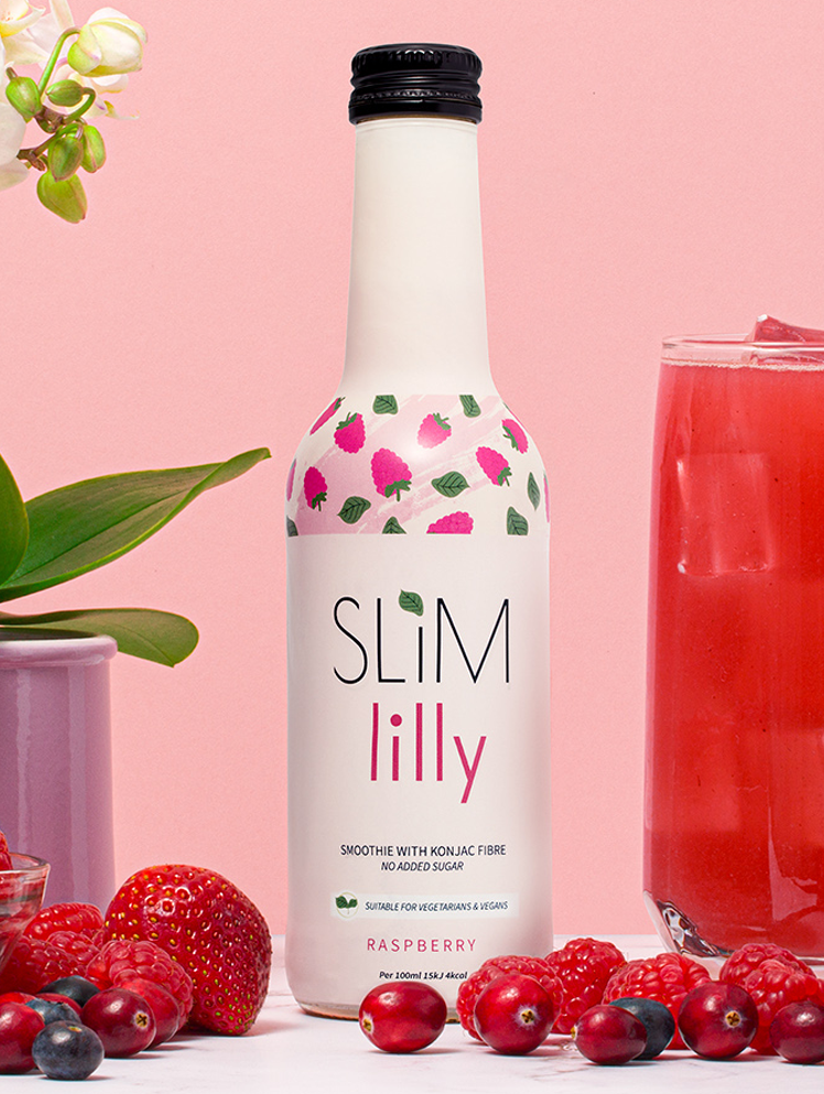 Box Of Slim Lilly Raspberry Smoothie 6x250 Ml Slimlilly