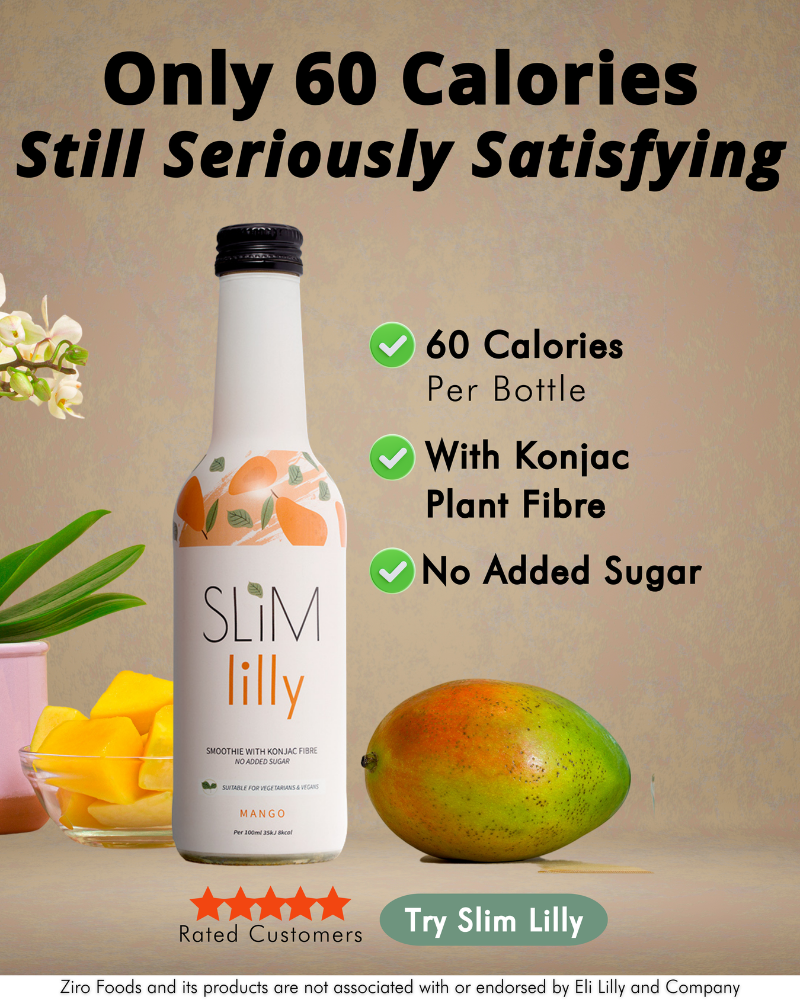 Box of Slim Lilly Mango Smoothie 4x250 ml