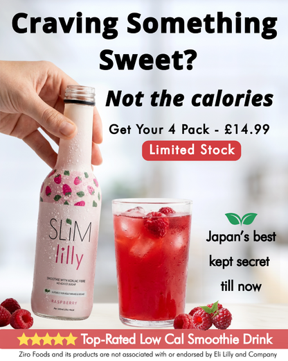 Box of Slim Lilly Raspberry Smoothie 4x250 ml