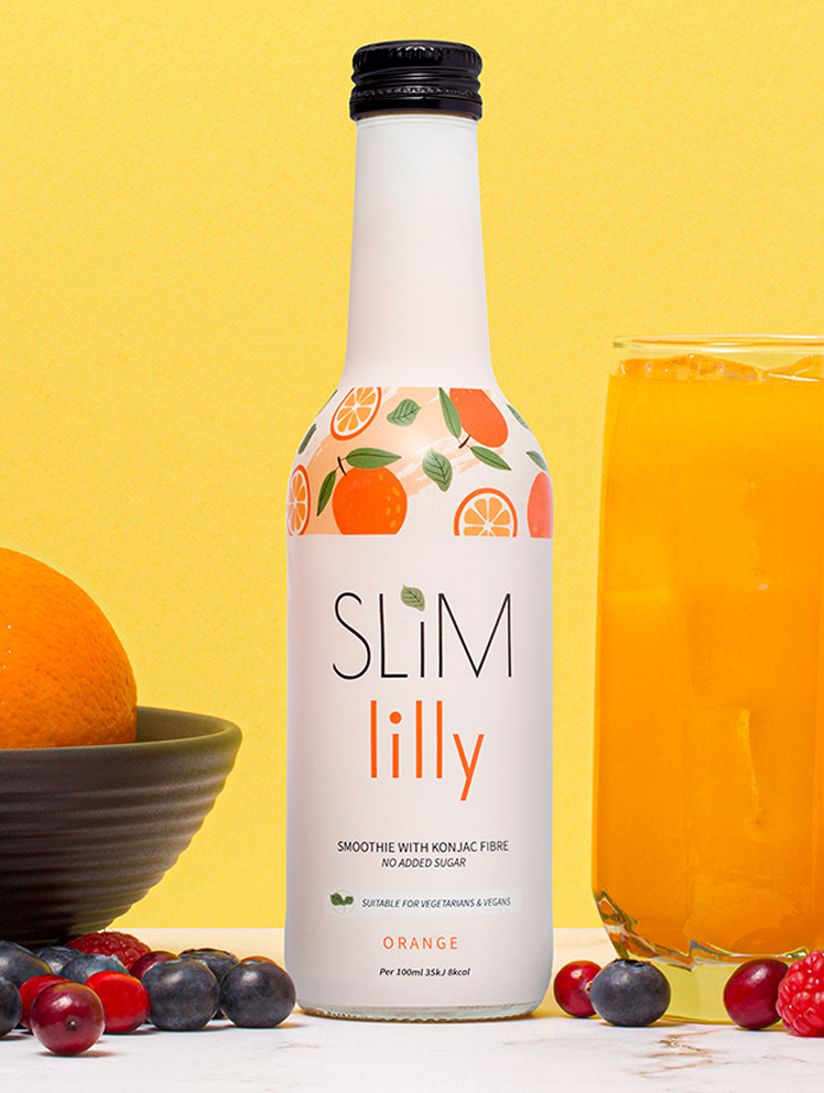 Box of Slim Lilly Orange Smoothie 6x250 ml