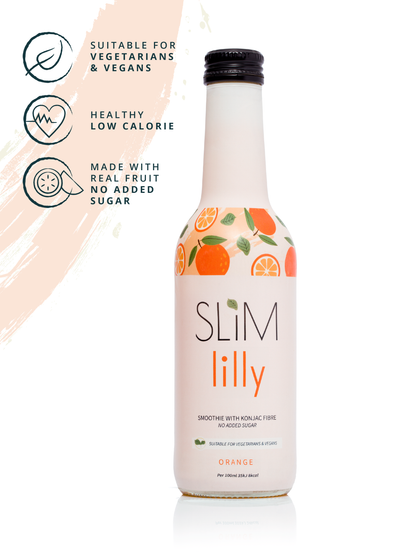 Box of Slim Lilly Orange Smoothie 6x250 ml